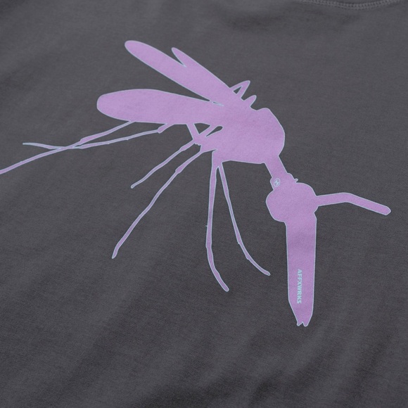 Gray T-Shirt with Purple Graphic - Picture 3 of 14